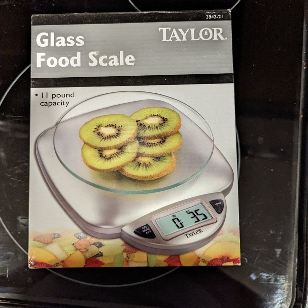 Glass food scale